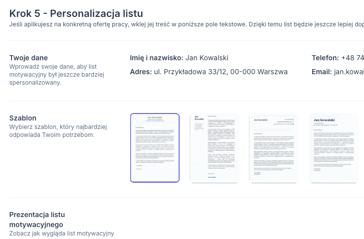Personalizacja